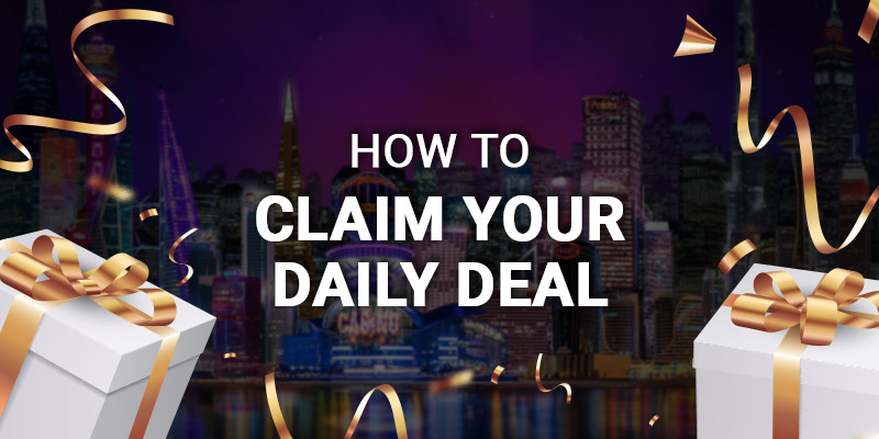 How to claim the Daily Deal at JackpotCity Casino