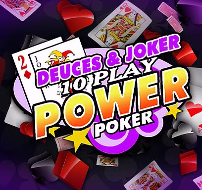 Deuces & Joker -10 Play Power Poker