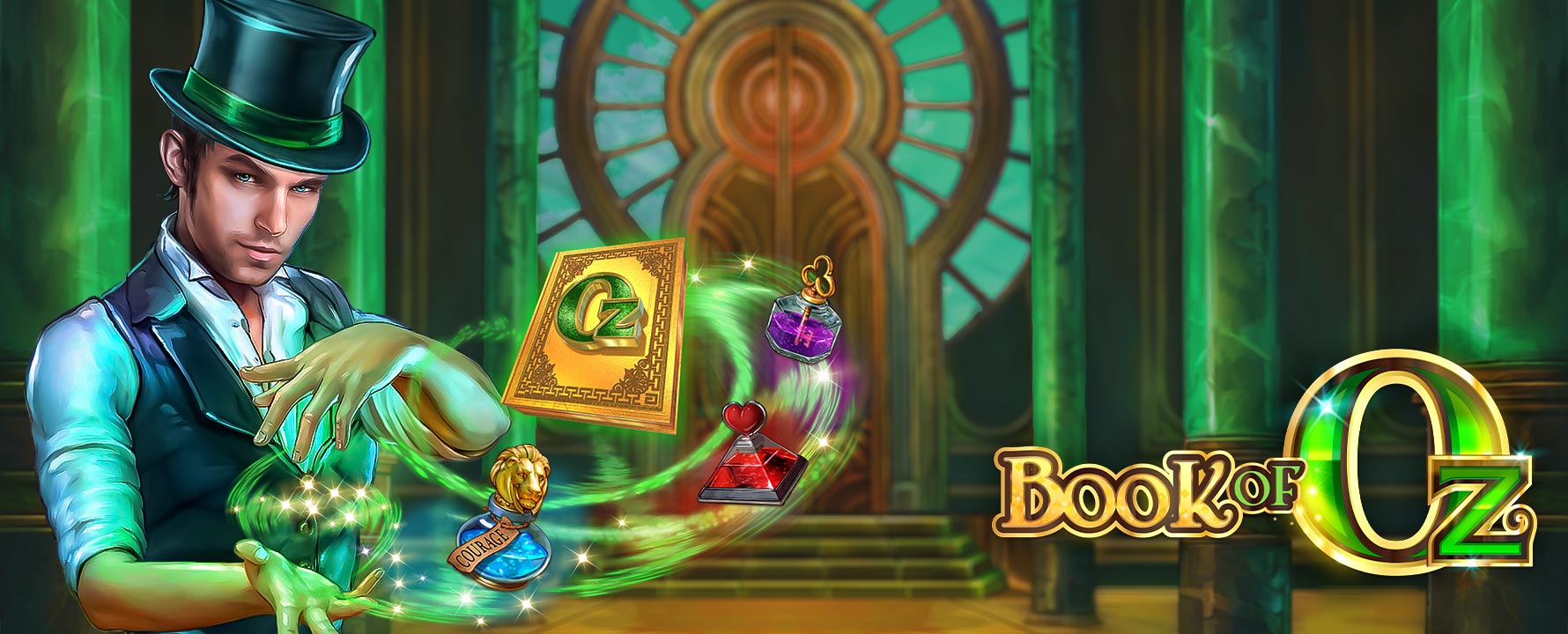 Raise the curtain on Microgaming’s Book of Oz online slot game