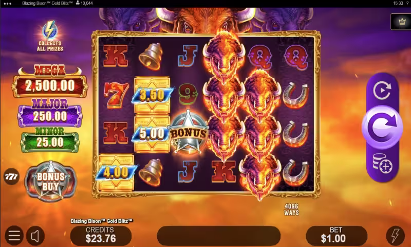 Blazing Bison™ Gold Blitz™ Screenshot