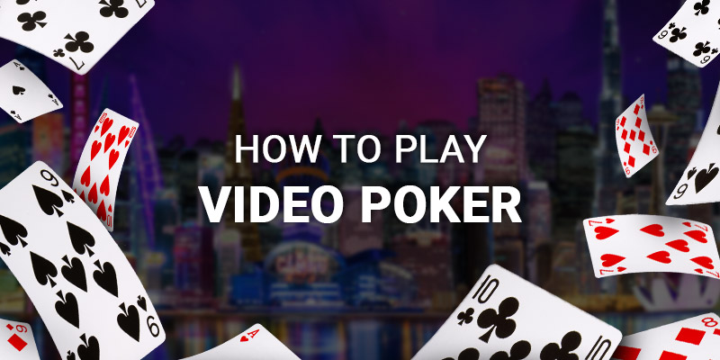 How to play video poker at JackpotCity Casino