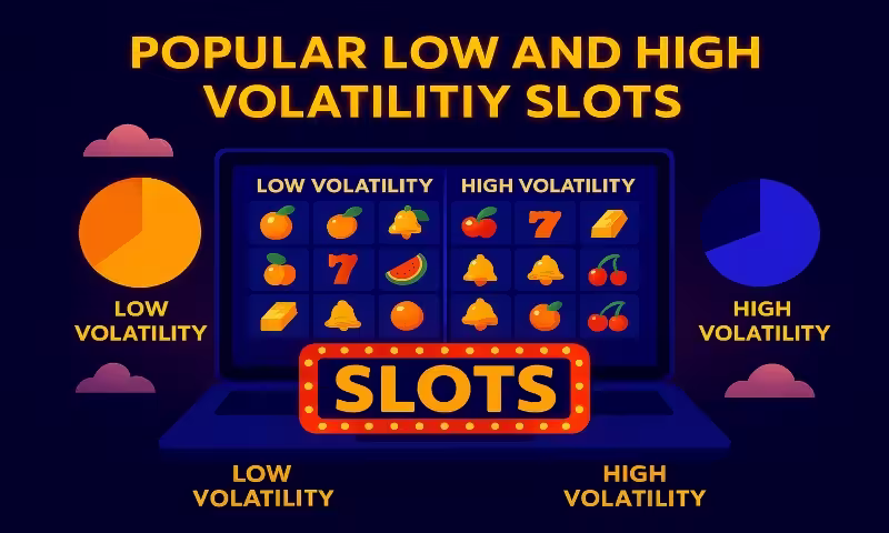 Popular Low and High Volatility Slots
