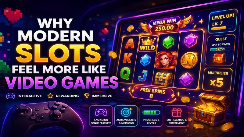 Modern Slots Compared To Video Games