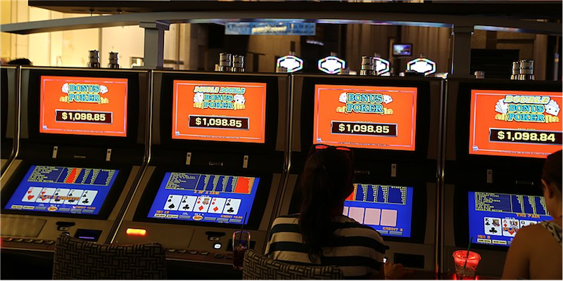 Video Poker machines in Vegas 