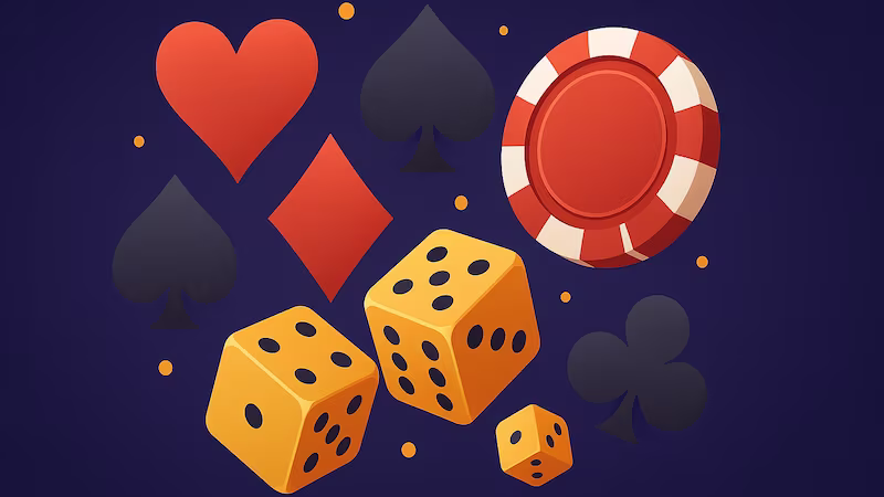 Cards, chips and dice