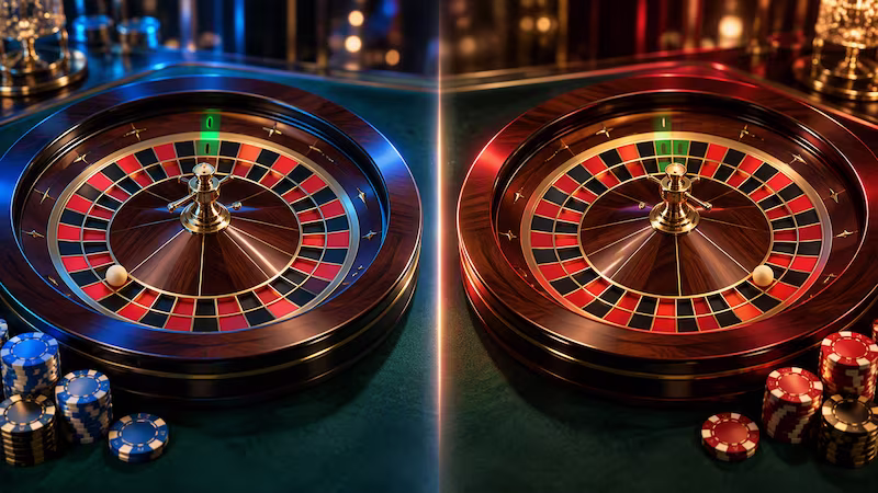 Roulette européenne ou américaine 