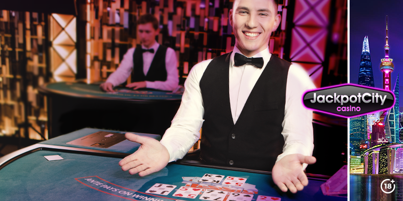 Alt: Live Dealer beim Online Poker | JackpotCity Online Casino