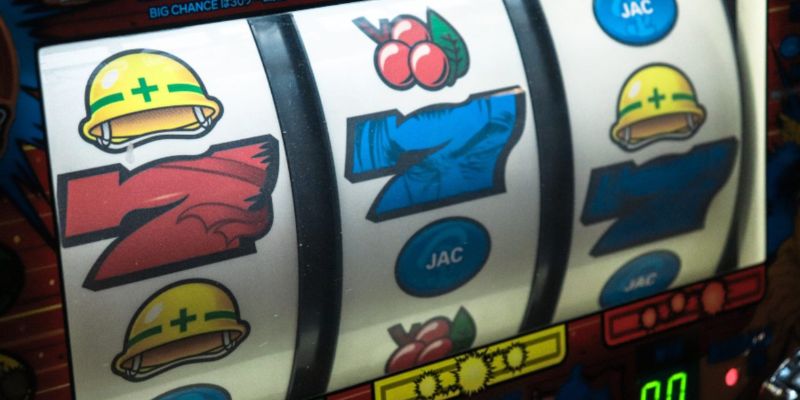 Close-up of reels on a slot machine; JackpotCity Casino Blog