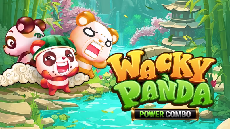 Wacky Panda Power Combo Logo