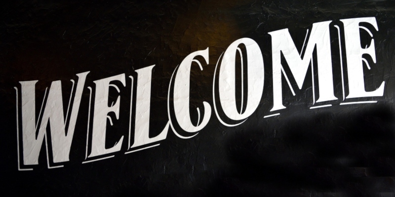 Lettering spelling out “Welcome”; JackpotCity Casino Blog