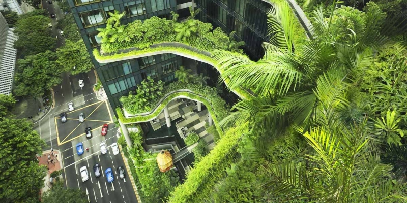 Rascacielos 'verde' en Singapur