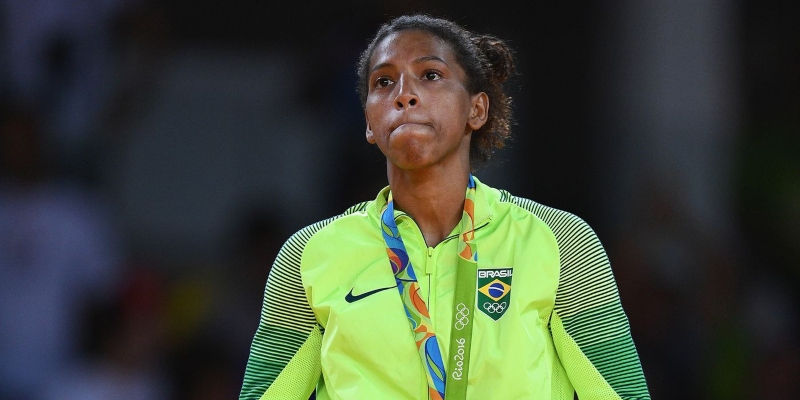 Rafaela foi medalha de ouro nas Olimpíadas do Rio, em 2016. 