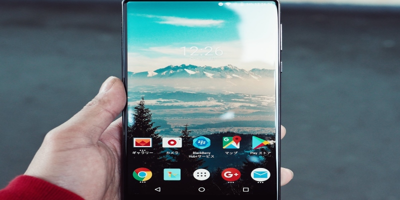 Android phone display