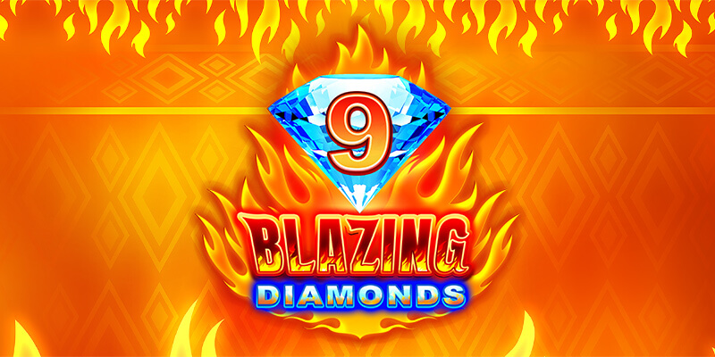 9 Blazing Diamonds online casino game