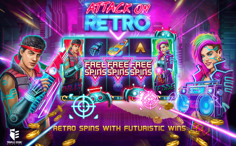 Attack on Retro Free Spins Gameplay; Spin Palace Blog