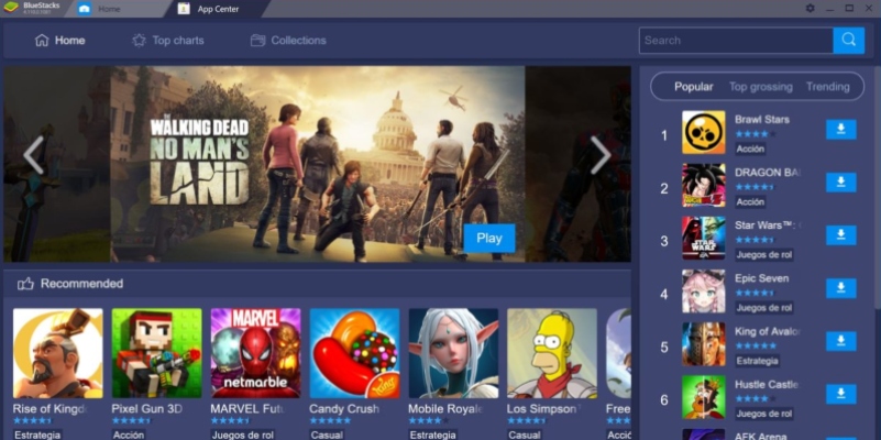 Bluestacks, Android sistemas operacionais; Spin Casino Blog