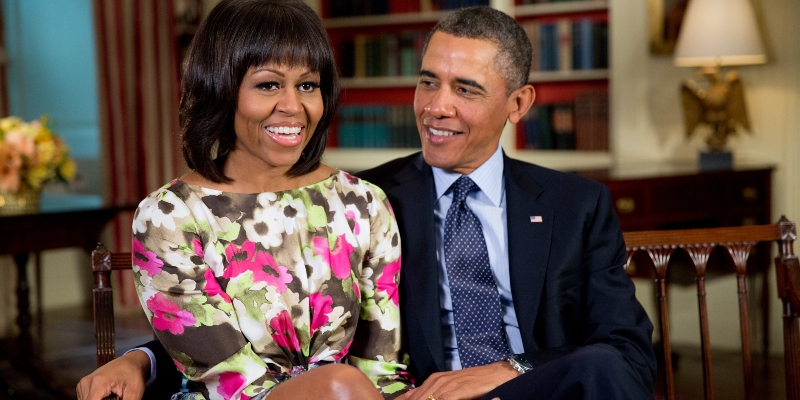 Barack Obama ofreciendo un discurso; Spin Casino Blog