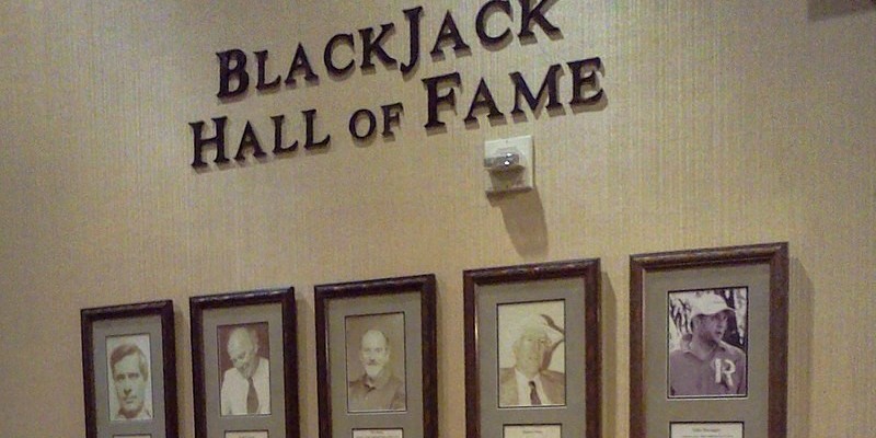 Fotos de algunos de los miembros del Salón de la Fama del blackjack en el Casino Barona; Spin Casino Blog