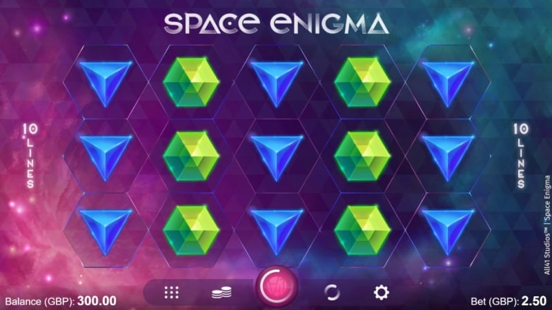 Space Enigma jogabilidade; Spin Palace Blog