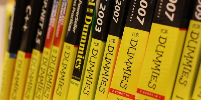 The For Dummies series is the best-selling book series of all time, with over 200 million books sold. Image courtesy of Wikipedia Foundation; Spin Palace Blog