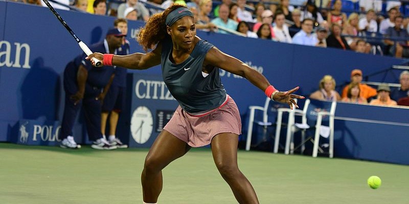 Serena Williams en un partido