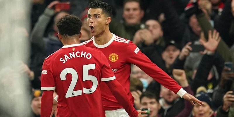 Cristiano Ronaldo cannot stop scoring for Manchester United in the Champions League