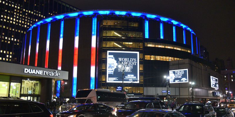 The New York Knicks will only play one of their four games in week eight at Madison Square Garden