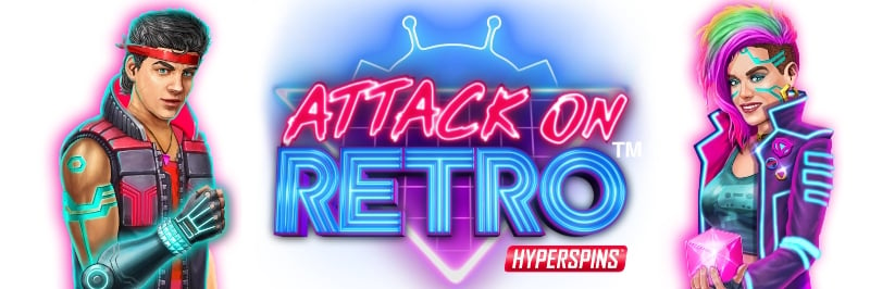 Attack on Retro λογότυπο παιχνιδιού