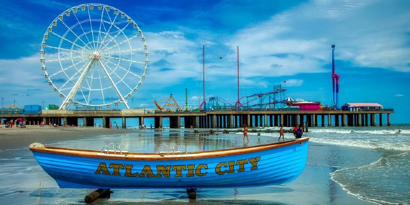 Båt med påskriften «Atlantic City»