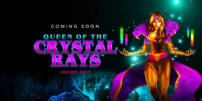 Queen of Crystal Rays　オンラインスロットゲームロゴ