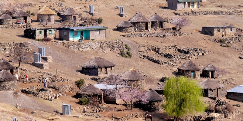 lesotho village