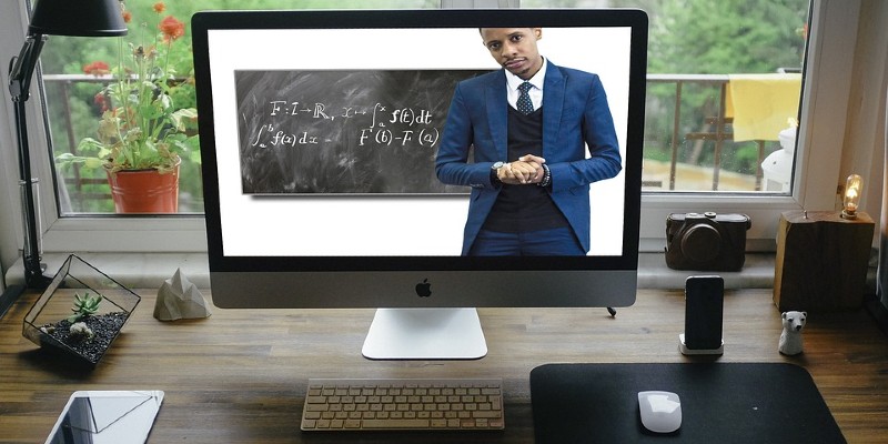 Online education desktop computer