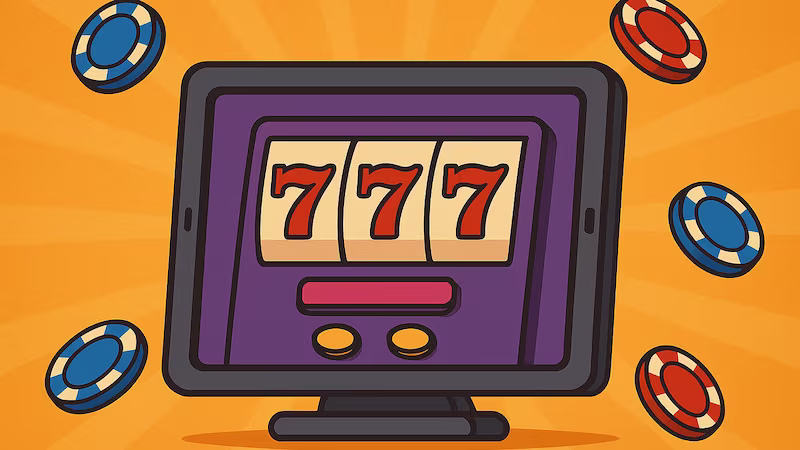Pokies and casino chips