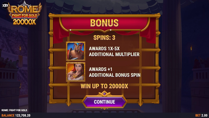 Rome Fight for Gold Free Spins Announcement Rome Fight for Gold Free Spins Announcement