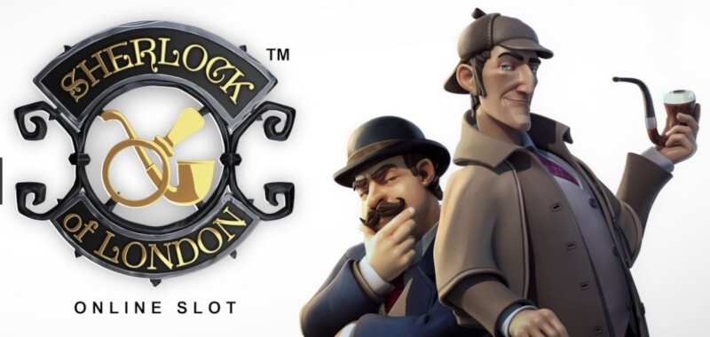 Sherlock Homes オンラインスロットゲームロゴ