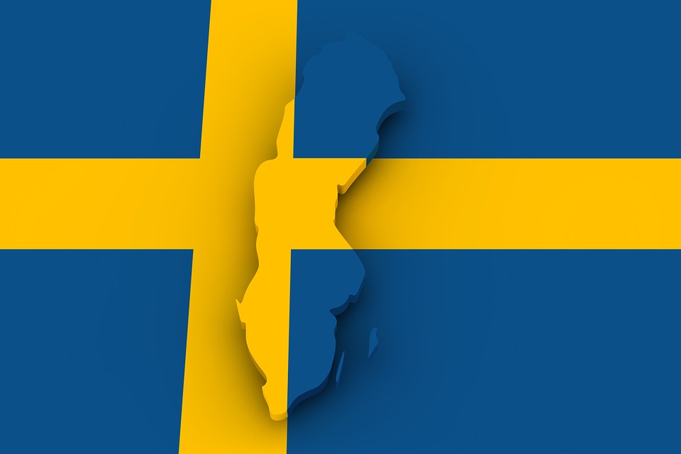 The Swedish flag