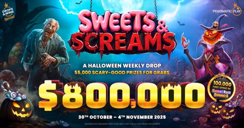 Drops & Wins Tournaments - Sweets & Screams Promotion Drops & Wins Tournaments - Sweets & Screams Promotion