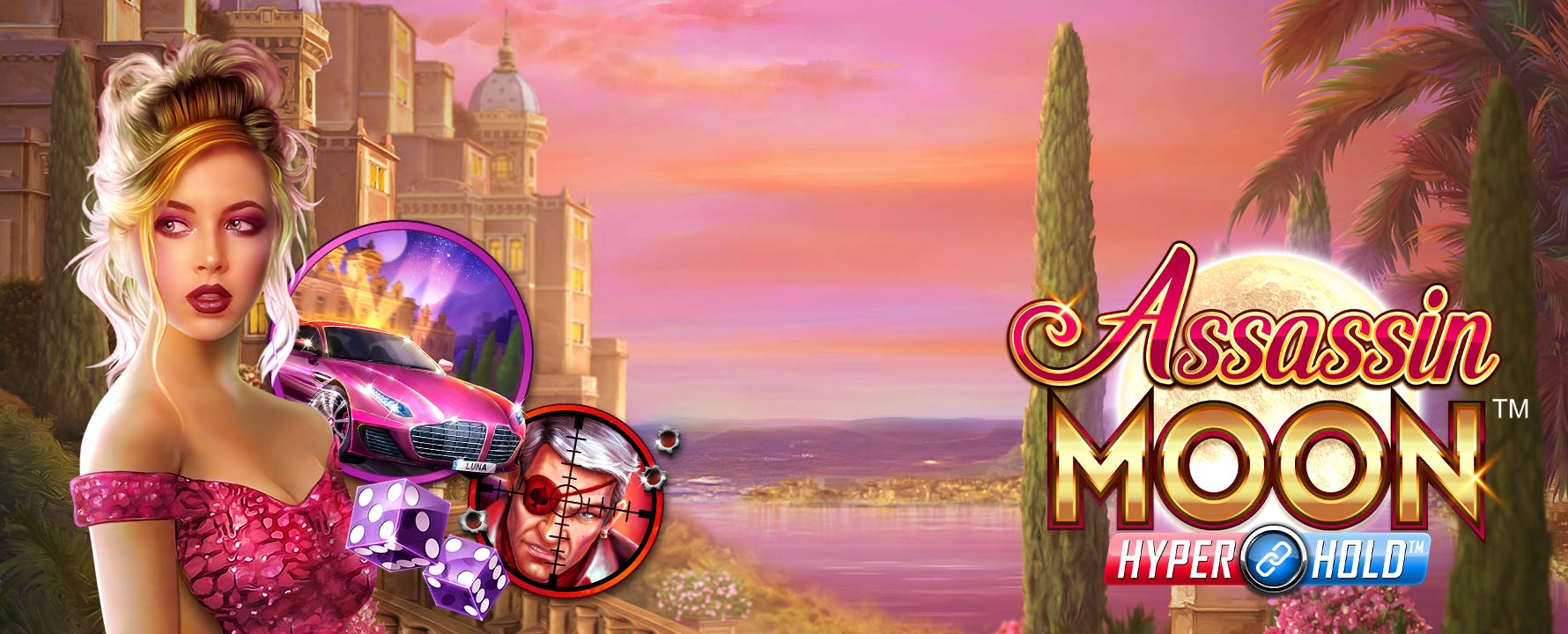 Experience the Assassin Moon™ online slot by Triple Edge Studios for Microgaming