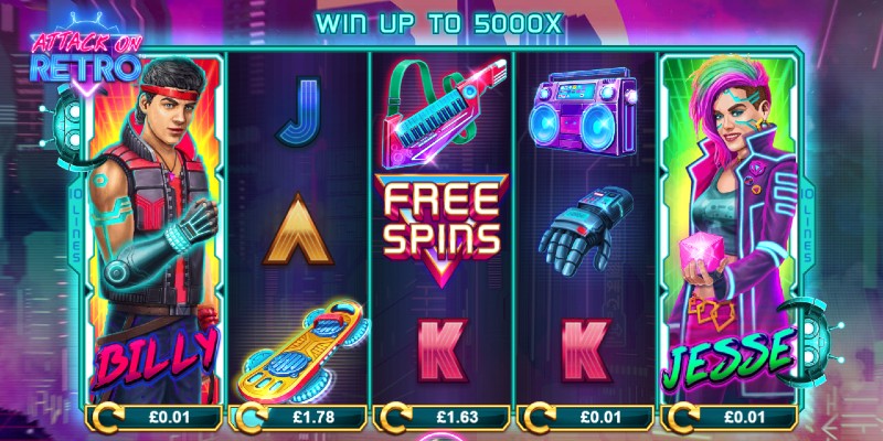 Ruby Fortune Casino: Attack on Retro Online Slot Game
