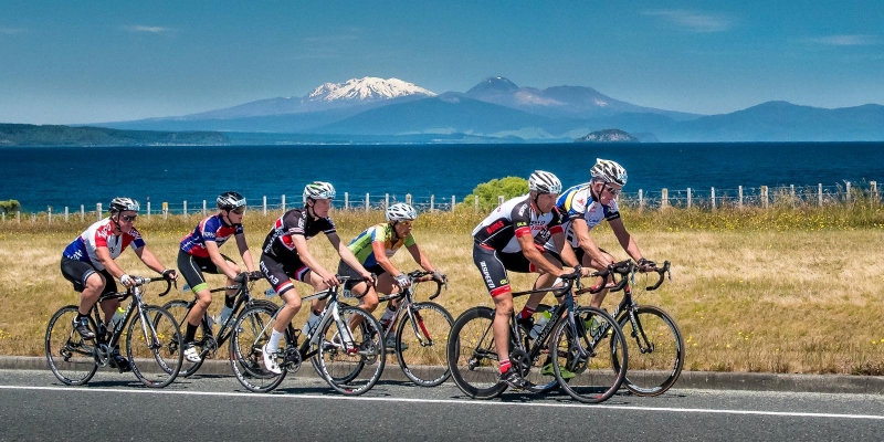 Cycling Lake Taupo