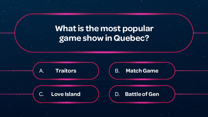 Most popular game shows in Canada cover image 
