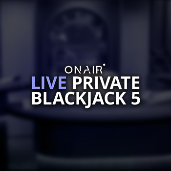 Live Private Blackjack 5 game logo