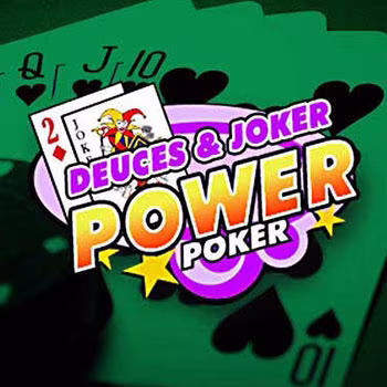 Deuces & Joker Power Poker game logo