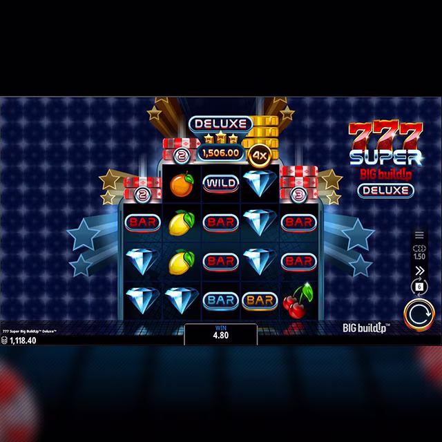 777 Super BIG BuildUp™ Deluxe™ slot reels