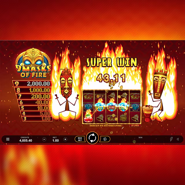 9 Masks of Fire Logo