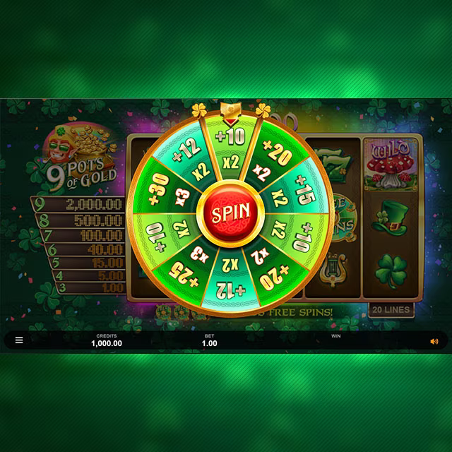 9 Pots of Gold™ Logo