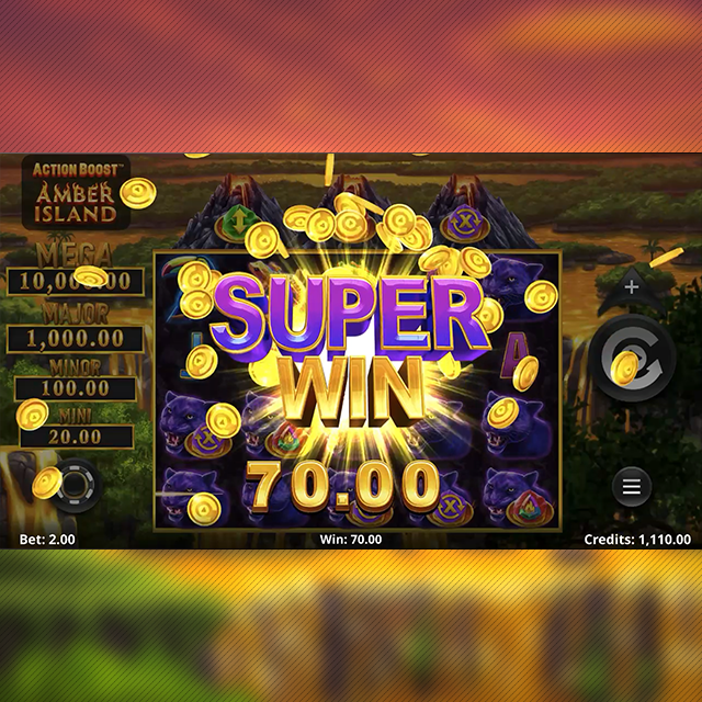 Action Boost™ Amber Island Action Boost™ Free Spins 