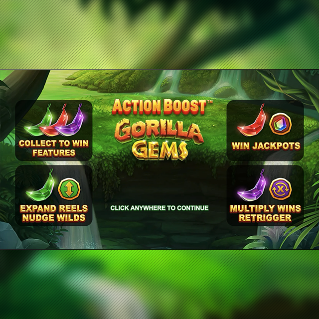 Action Boost™ Gorilla Gems Theme