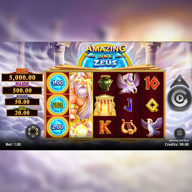 Amazing Link™ Zeus Free Spins feature