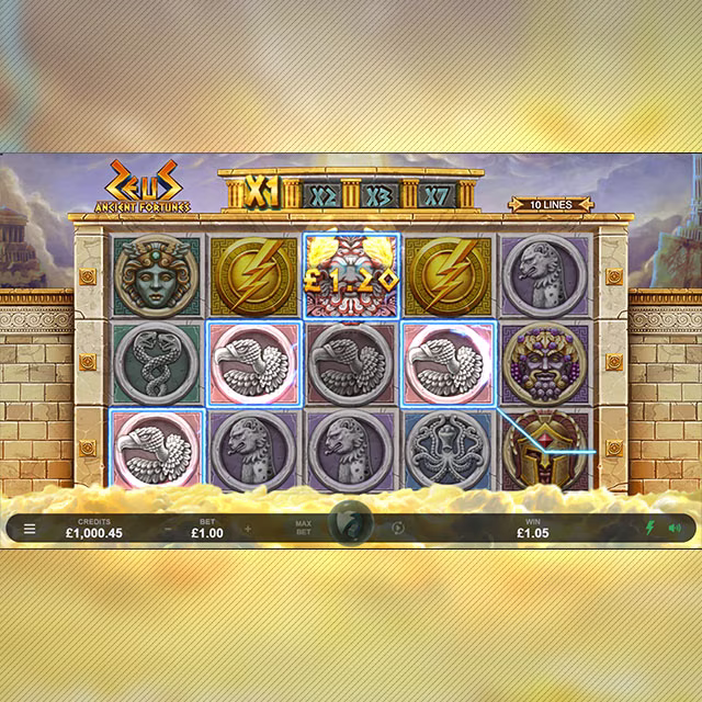 Ancient Fortunes: Zeus Logo